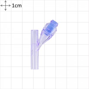 Conjunto de infusión de sitio Y de alta calidad, conector innecesario para tubo de infusión de 4,0 mm NO.51015